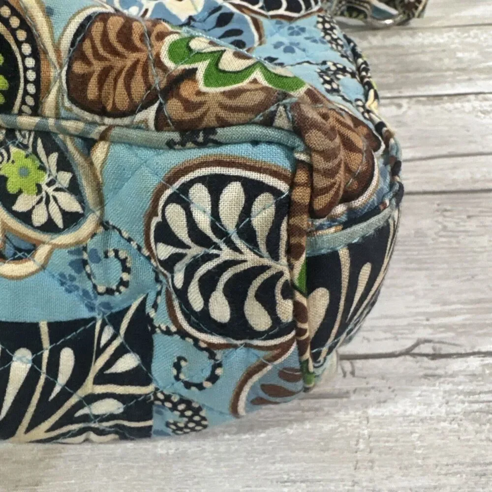 VERA‎ BRADLEY BALI BLUE CROSSBODY HIPSTER SUMMER 2009 SOME SIGNS OF WEAR